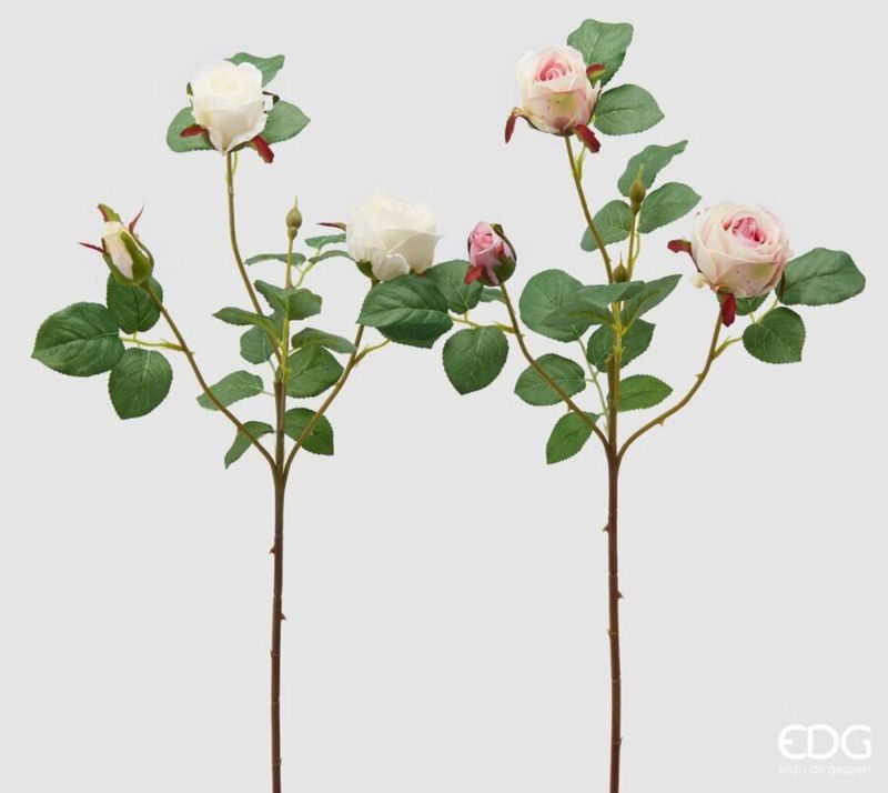 EDG Rosa Olga Olis Ramo - Kunstige Roser Lys Rosa