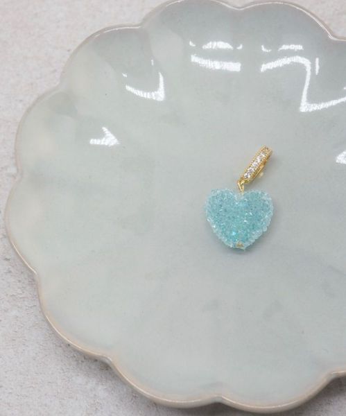 7 Days Collection Candy Hjerte Turkis Med Gullanheng