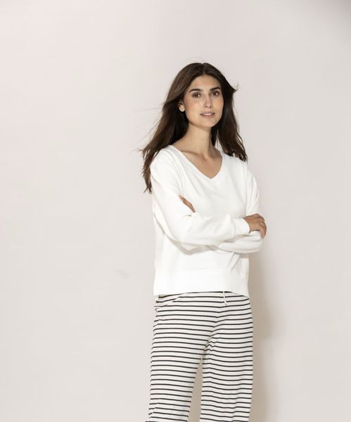 Blue Sportswear Joeline V-Sweat Milk