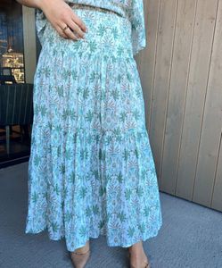 Hovedbilde RAH Smocking Skirt Green Leaf ...