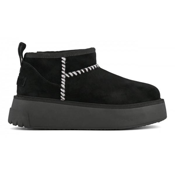 Colors Of California Boot Wool Stitching Sneaker Sole Black