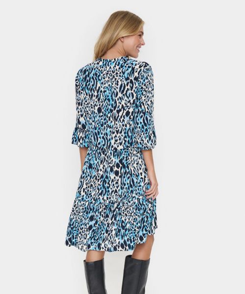 Saint Tropez EdaSZ Dress Baby's Breath Blue Animal