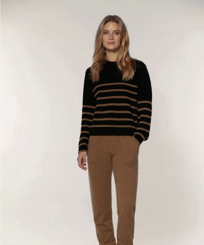 Blue Sportswear Myrna Genser Striper Black Walnut