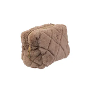 Hovedbilde Dark Faux Fur Quilted Make-Up ...