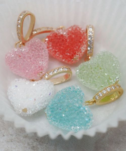 7 Days Collection Candy Hjerte Lys Grønn Med Gullanheng